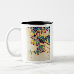 Egon Schiele Sonnenbaum Two-Tone Coffee Mug