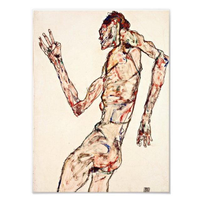 Egon Schiele - The Dancer Photo Print (Front)
