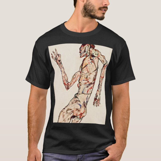 Egon Schiele - The Dancer T-Shirt (Front)