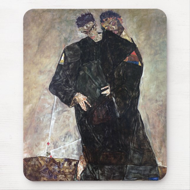 Egon Schiele The Hermits Mouse Mat (Front)