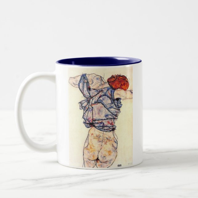 EGON SCHIELE Two-Tone COFFEE MUG (Left)