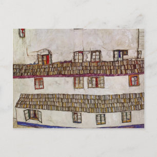 Egon Schiele- Windows (Facade of a House) Postcard