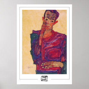 Egon Schiele Zedign Art Poster #103-3