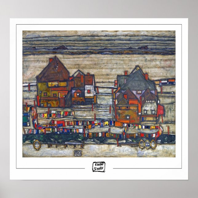 Egon Schiele Zedign Art Poster #13 (Front)