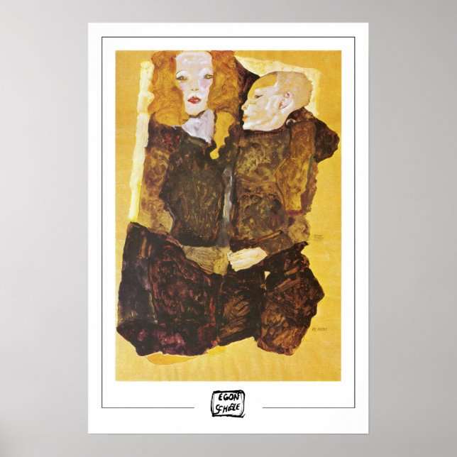 Egon Schiele Zedign Art Poster #56 (Front)