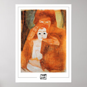Egon Schiele Zedign Art Poster #93-3