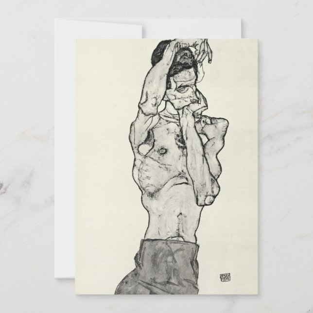 Egon Schiele - Zeichnungen II. Invitation (Front)