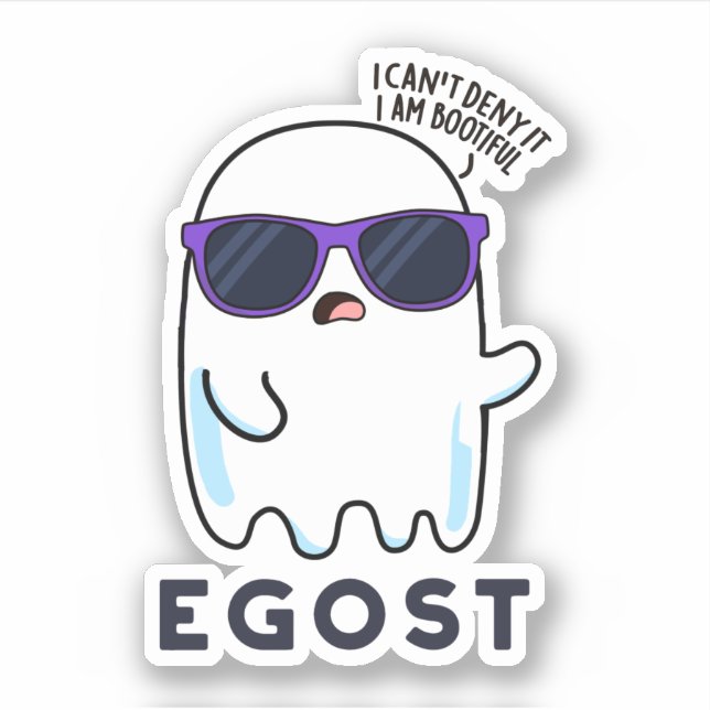 Egost Funny Halloween Ego Ghost Pun (Front)