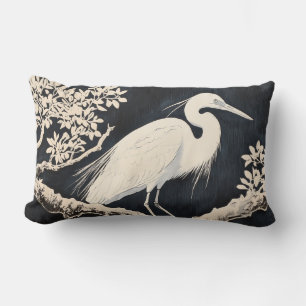 Egret II Throw Pillow