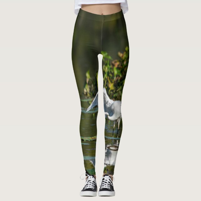 Egret Wing Exam Leggings (Front)