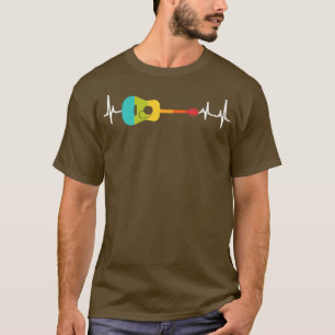 EGuitar Acoustic Guitar Heartbeat Heart rate Guita T-Shirt