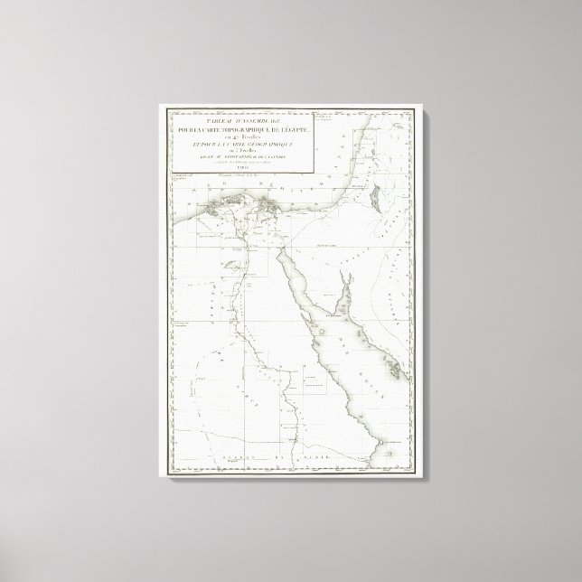 Egyopt and Palestine Canvas Print (Front)