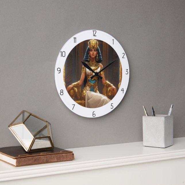 EGYPCIAN LARGE CLOCK (Office)