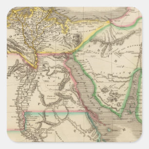 Egypt 13 square sticker