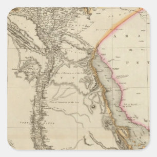 Egypt 3 square sticker