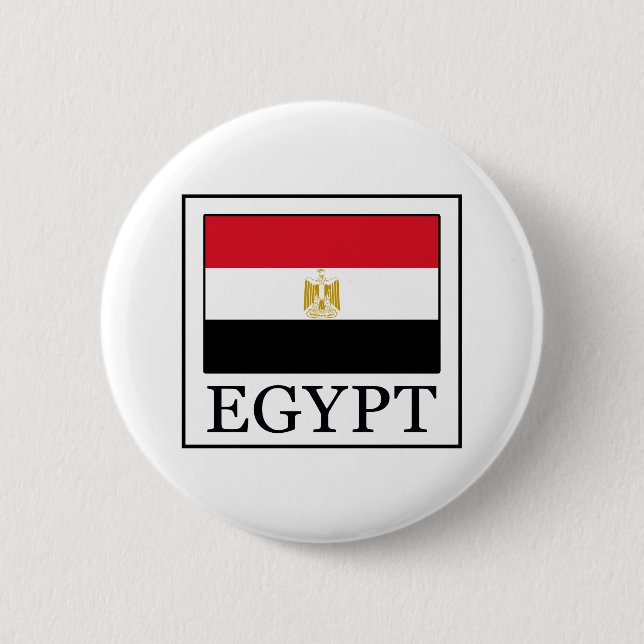 Egypt 6 Cm Round Badge (Front)