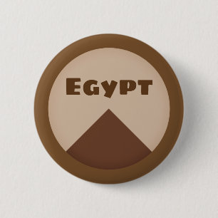 Egypt 6 Cm Round Badge
