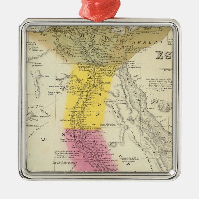 Egypt 6 metal tree decoration (Front)