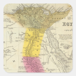 Egypt 6 square sticker