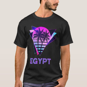 Egypt 80s Palm Tree Retro Egyptian Vintage Souveni T-Shirt