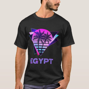 Egypt 80s Palm Tree Retro Egyptian Vintage Souveni T-Shirt