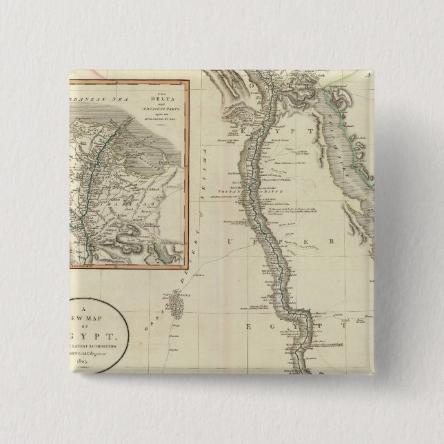 Egypt 8 15 cm square badge (Front)