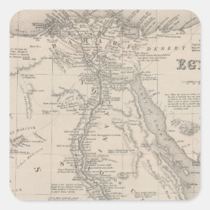 Egypt 9 square sticker