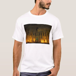 Egypt, Abu Simbel, Lighted facade of Small T-Shirt