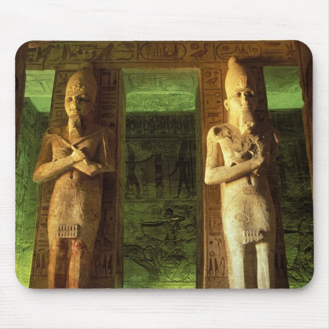 Egypt, Abu Simbel, Statue of Ramesses II, Mouse Mat (Front)