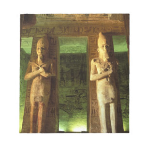Egypt, Abu Simbel, Statue of Ramesses II, Notepad