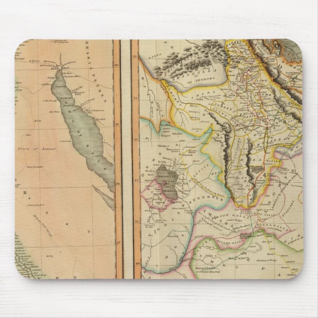 Egypt, Abyssinia Mouse Mat (Front)