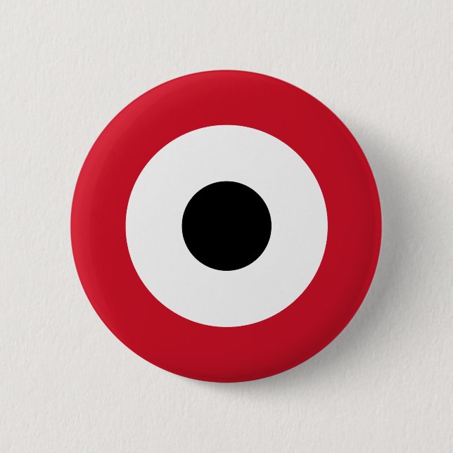 Egypt Air Force Roundel 6 Cm Round Badge (Front)