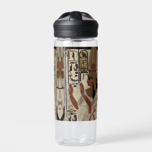 Egypt Ancient Pharoah Tombs Colourful Painting Art Water Bottle