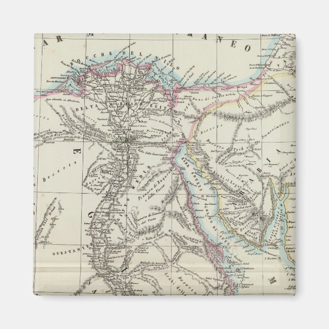 Egypt and Saudi Arabia Magnet (Front)