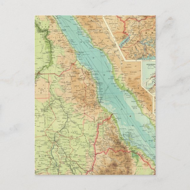 Egypt and the Nile Postcard (Front)