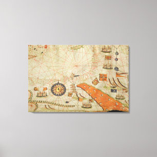 Egypt and the Red Sea Canvas Print