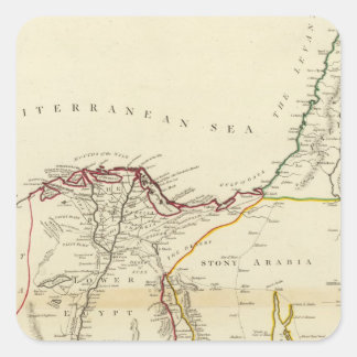 Egypt, Arabia, Palestine Square Sticker