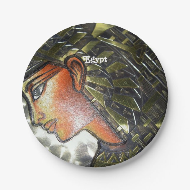 Egypt Art Paper Plate (Front)