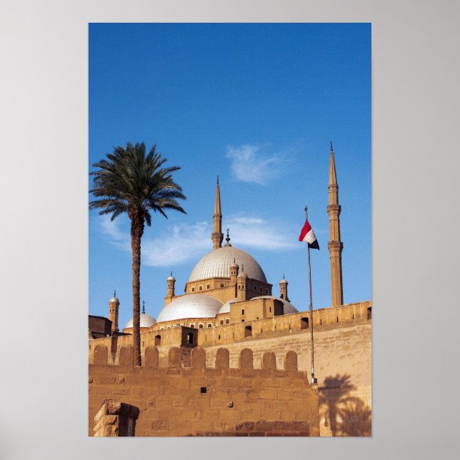 Egypt, Cairo, Citadel, Muhammad Ali Mosque Poster (Front)