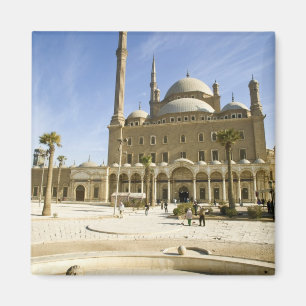 Egypt, Cairo. The imposing Mohammed Ali Mosque Magnet