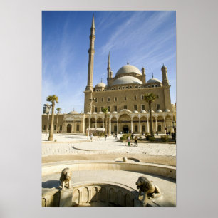 Egypt, Cairo. The imposing Mohammed Ali Mosque Poster