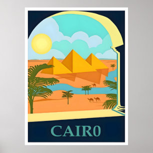 Egypt-Cairo Travel Poster