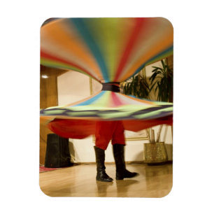 Egypt, Cairo. Whirling dervish dazzling GCT Magnet