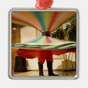 Egypt, Cairo. Whirling dervish dazzling GCT Metal Tree Decoration