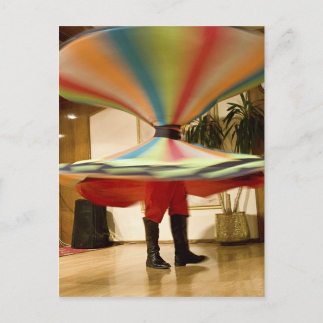 Egypt, Cairo. Whirling dervish dazzling GCT Postcard (Front)