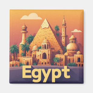 Egypt Country Keepsake For World Travel Collectors Magnet