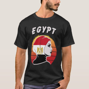 Egypt, Egyptian Flag, Egypt Girl, Egyptian Women E T-Shirt