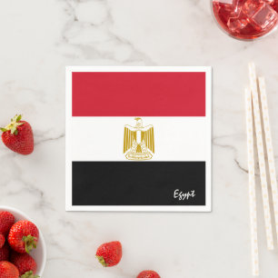 Egypt & Egyptian Flag party fashion /sports fans Napkin