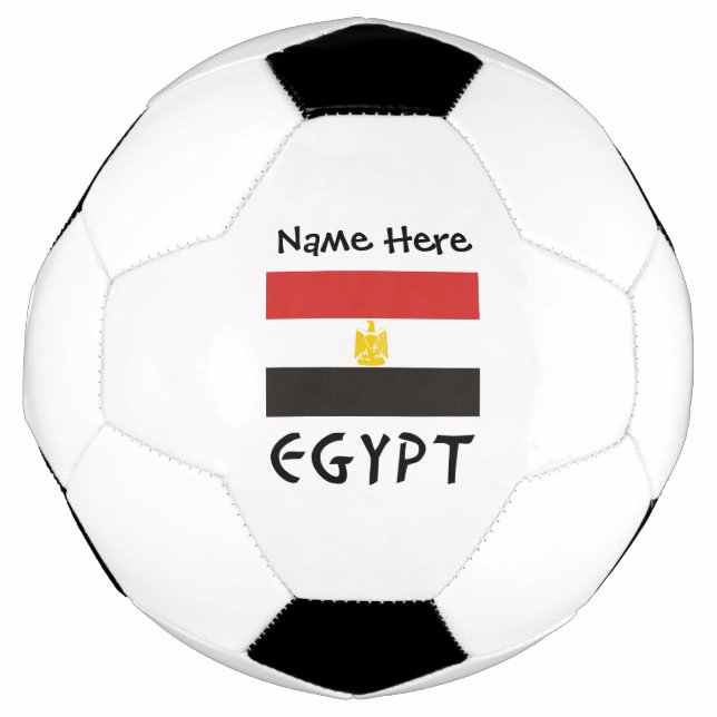 Egypt Egyptian Flag Personalised  Football (Front)