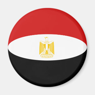Egypt Fisheye Flag Magnet